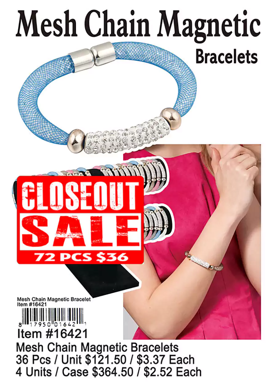 Mesh Chain Magnetic Bracelet (CL)